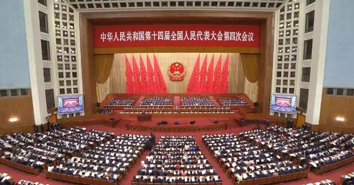 China’s national legislature starts second plenary meeting of annual session