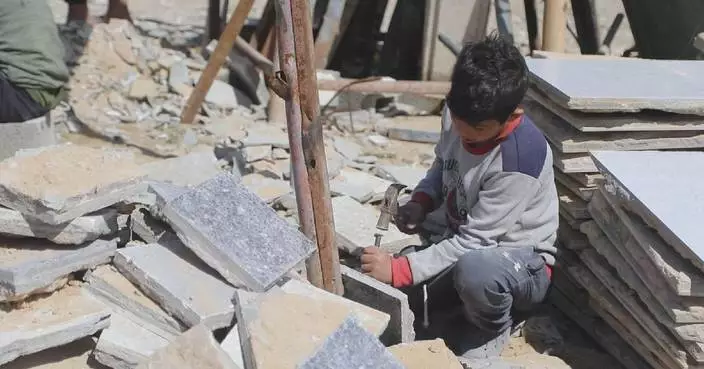 War robs Gaza children of childhood as they become family breadwinners