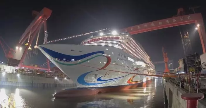 China’s 2nd homegrown cruise ship floats out, about to undock
