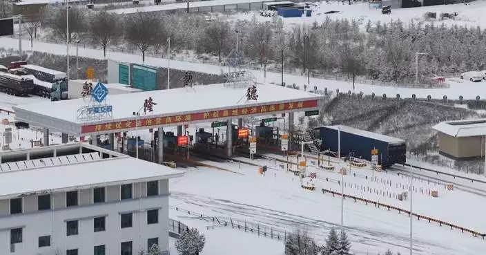 Heavy snowfall impacts traffic, agriculture in northwest China