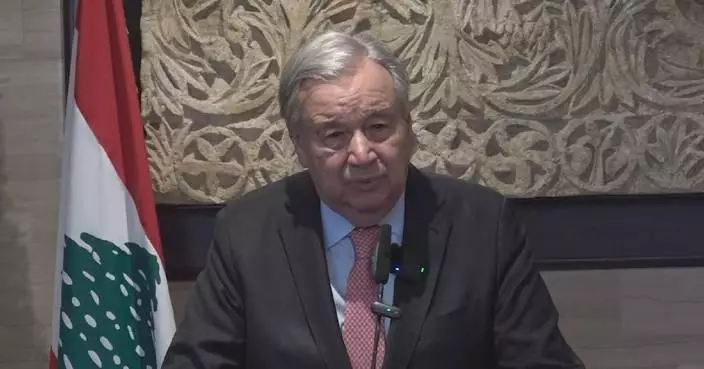 UN chief urges Hezbollah-Israel ceasefire during solidarity visit to Lebanon