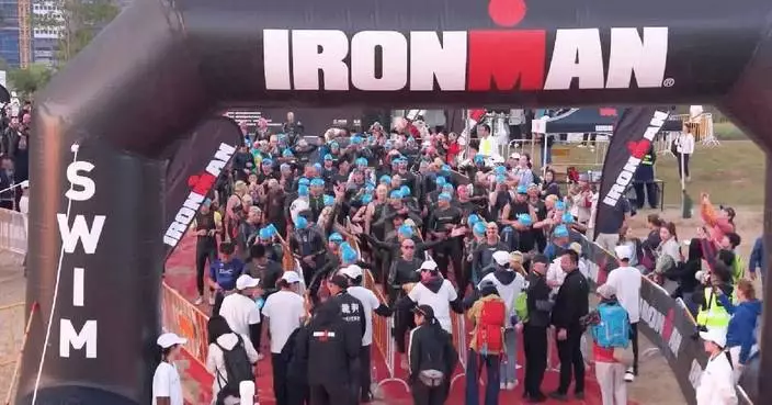 Ironman triathlon race in China’s Zhuhai attracts participation of over 1,300 athletes
