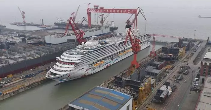 China’s second homegrown large cruise ship to conduct lifeboat release test