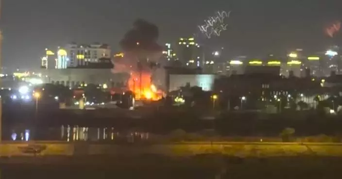 Fire erupts at US embassy in Baghdad after attack