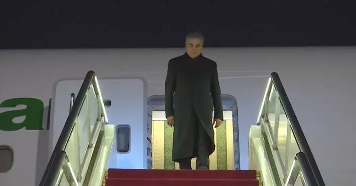 National Leader of Turkmen People arrives in Beijing