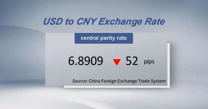 Chinese yuan strengthens to 6.8909 against USD Wednesday