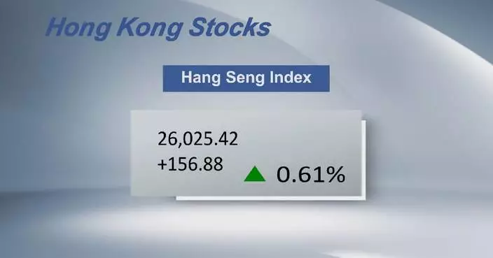 Hong Kong stocks close 0.61 pct higher