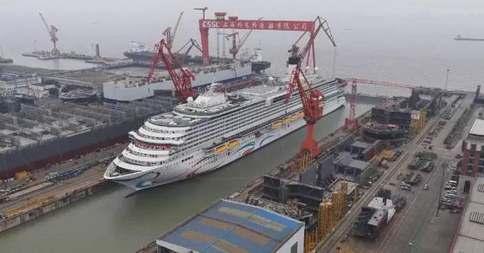China’s second homegrown cruise ship to leave dry dock