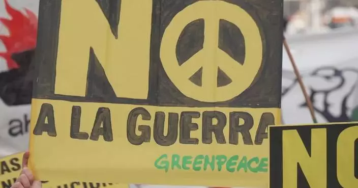 Thousands in Madrid denounce U.S., Israeli strikes on Iran