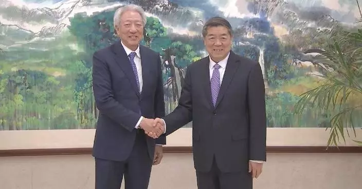 Senior Chinese official meets chairman of Singapore’s Temasek