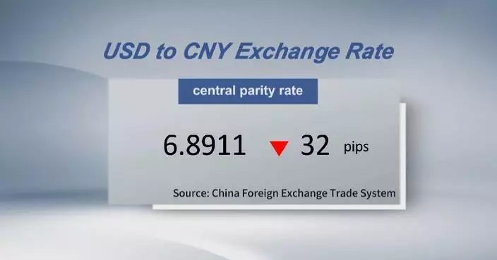 Chinese yuan strengthens to 6.8911 against USD Wednesday