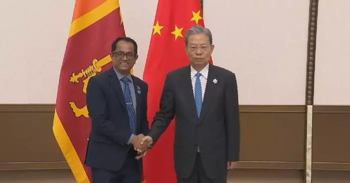 China's top legislator meets Sri Lankan parliament speaker