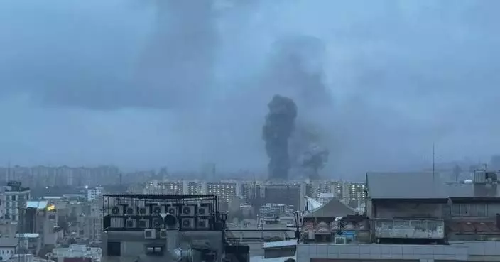 Smoke seen rising above Tehran after new airstrikes pummel city