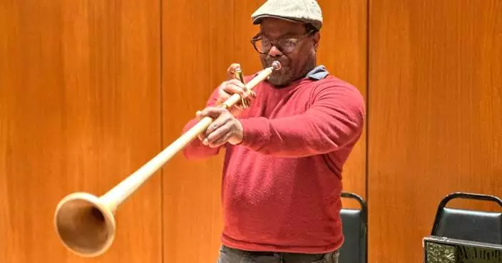 Specially built wood horn known as holztrompete sounds at Met Opera in Wagner’s `Tristan und Isolde’
