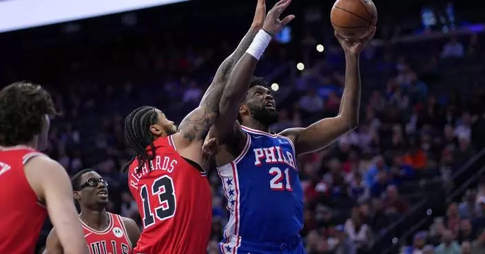 Embiid, George return to the lineup and lead Philadelphia 76ers past Chicago Bulls