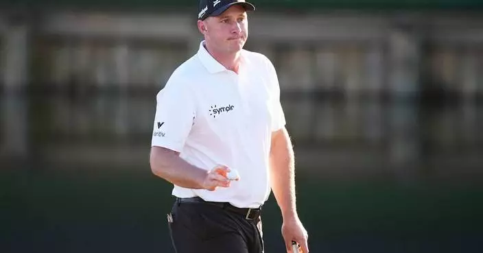 Sepp Straka part of 4-way tie at the top at The Players Championship in wild weather