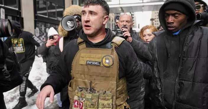 Police investigating after device thrown at anti-Islam protest in New York City