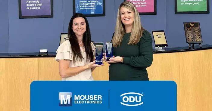Mouser’s Jaime Plank and April Kilman Named 2025 Strategic Partner of the Year and Supplier Manager of the Year by ODU