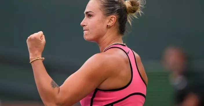 Sabalenka tops Noskova to reach the Indian Wells finals for the 3rd third time in 4 years