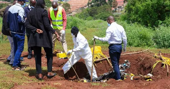 Police in Kenya exhume at least 33 bodies from a mass grave