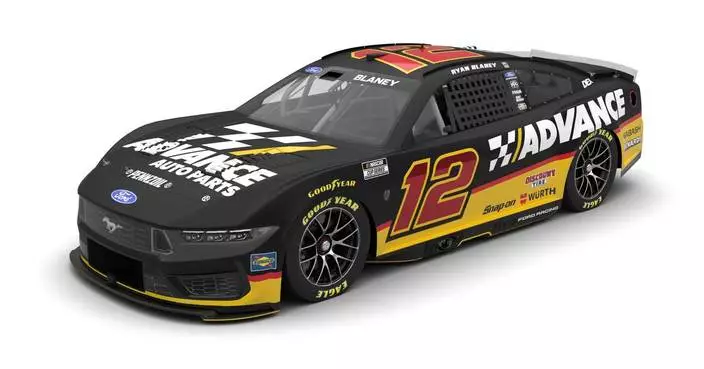Advance Auto Parts to Feature Full Paint Scheme on Ryan Blaney-piloted No. 12 Team Penske Ford Mustang Dark Horse in Four NASCAR Cup Series Races