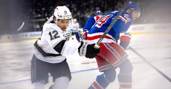 Laferriere's 3-point performance powers Kings over Rangers