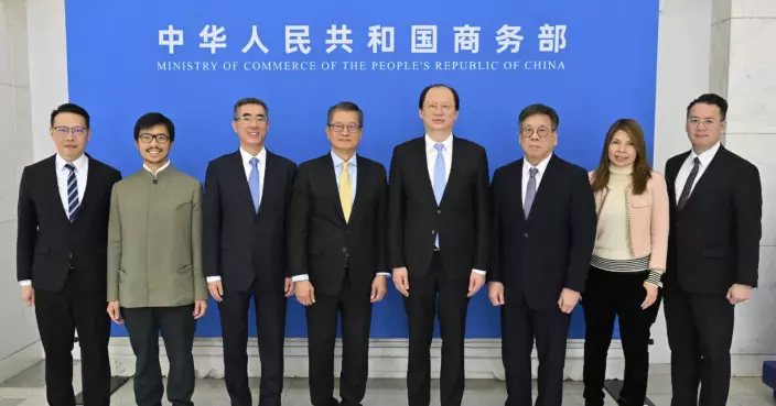 The Financial Secretary Concludes the Visit in Beijing