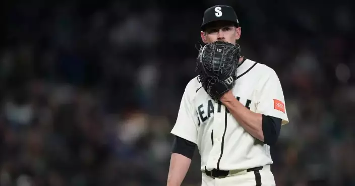 Hancock tosses 6 no-hit innings, Donovan homers as Mariners beat Guardians 8-0