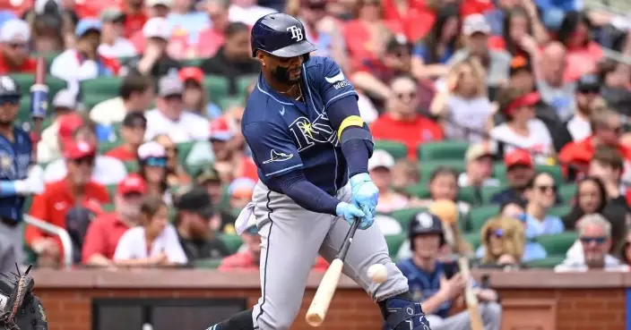 Yandy Díaz has career-high 5 hits, drives in 4 runs as Rays beat Cardinals 11-7 behind Steven Matz