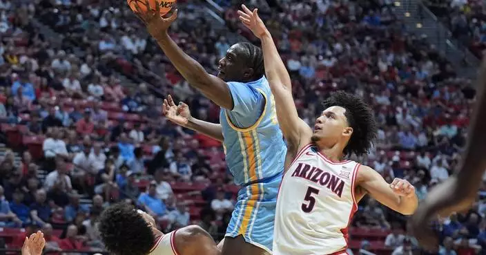 Top-seeded Arizona rolls past Long Island 92-58 in impressive NCAA Tournament opener