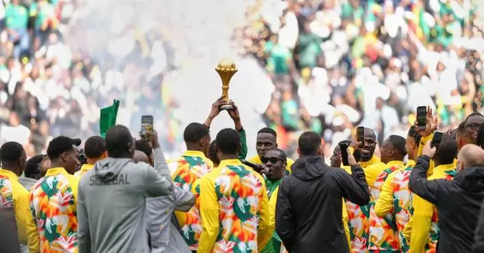 Senegal parades Africa Cup trophy in Paris as it appeals CAF decision to strip title