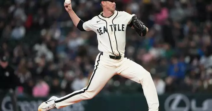 Hancock tosses 6 no-hit innings, Donovan homers as Mariners beat Guardians 8-0