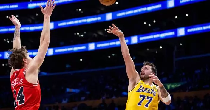 Luka Doncic turns trash talk into first 50-point game with the Lakers