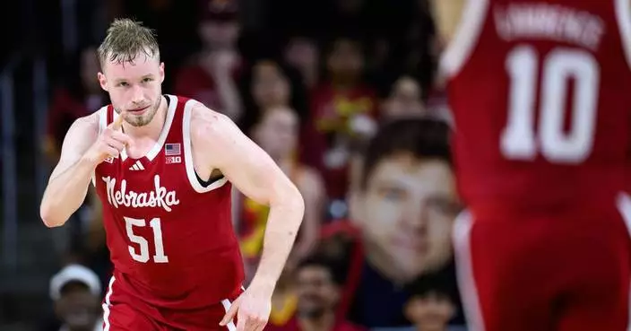 No. 12 Nebraska beats USC for school-record 14th Big Ten win