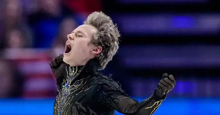 Ilia Malinin bounces back from Olympic nightmare with 3rd straight world figure skating title