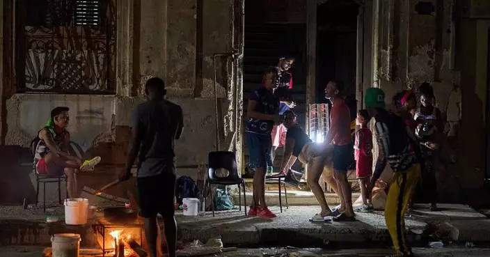 Cuba says crews repaired a large power plant that caused a massive outage