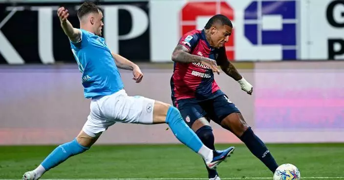 McTominay goal gives Napoli win over Cagliari and second place in Serie A