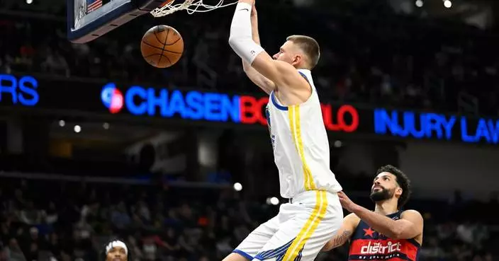 Kerr earns his 600th win, and Golden State hands the Wizards their 12th loss in a row, 125-117