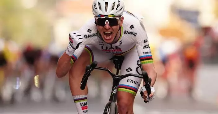 Bloodied and battered Pogacar fights back from a crash to finally conquer Milan-San Remo