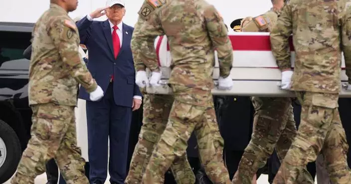 Photos show dignified transfer for the six fallen U.S. soldiers killed in the war in the Middle East