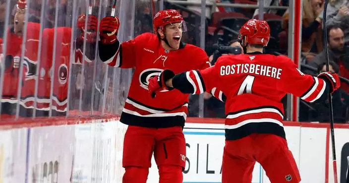 Hurricanes continue hot streak with 5-2 win over Detroit