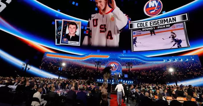 Islanders sign prospect Cole Eiserman to a 3-year entry level contract