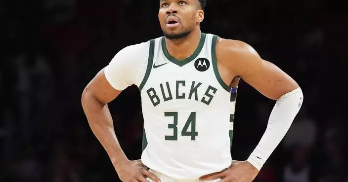 Giannis Antetokounmpo is unavailable for Bucks’ game in Atlanta because of a left ankle sprain