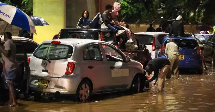 Motorists stranded and military deployed after heavy rains pound Kenyan capital overnight