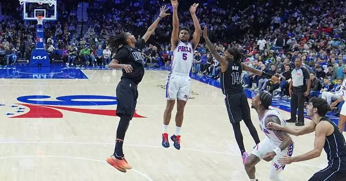 Quentin Grimes scores 28 as the 76ers hold to beat the Nets 104-97