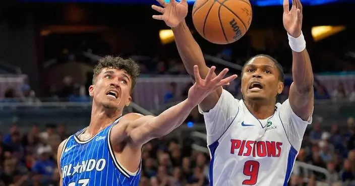 Cunningham, Harris help NBA-leading Pistons beat Magic for 6th straight road victory
