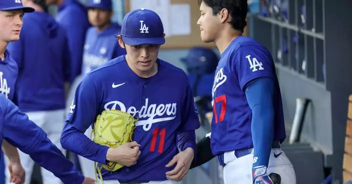 Dodgers pitcher Roki Sasaki struggles again in exhibition start against the Angels