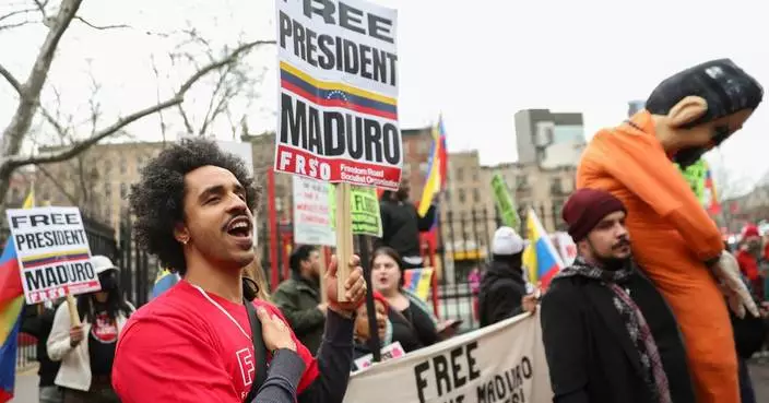 The Latest: Former Venezuelan President Nicolás Maduro to appear in New York City court