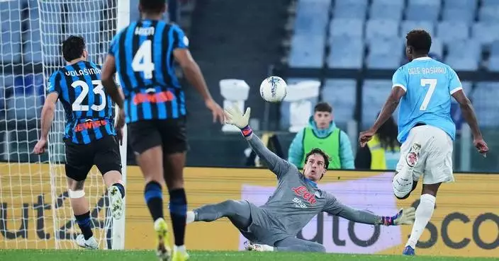 Lazio and Atalanta draw 2-2 in 1st leg of Italian Cup semifinals