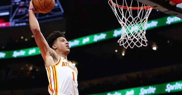 Jalen Johnson scores 21 as Hawks beat Nets 108-97 for 8th straight win